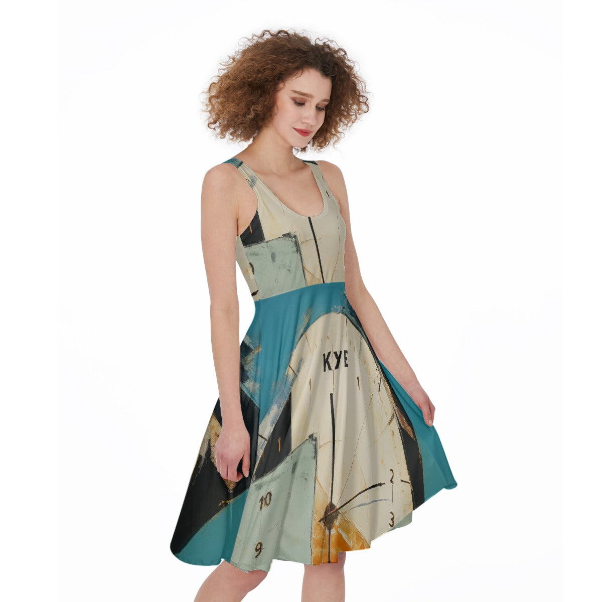 All-Over Print Women's Sleeveless Dress