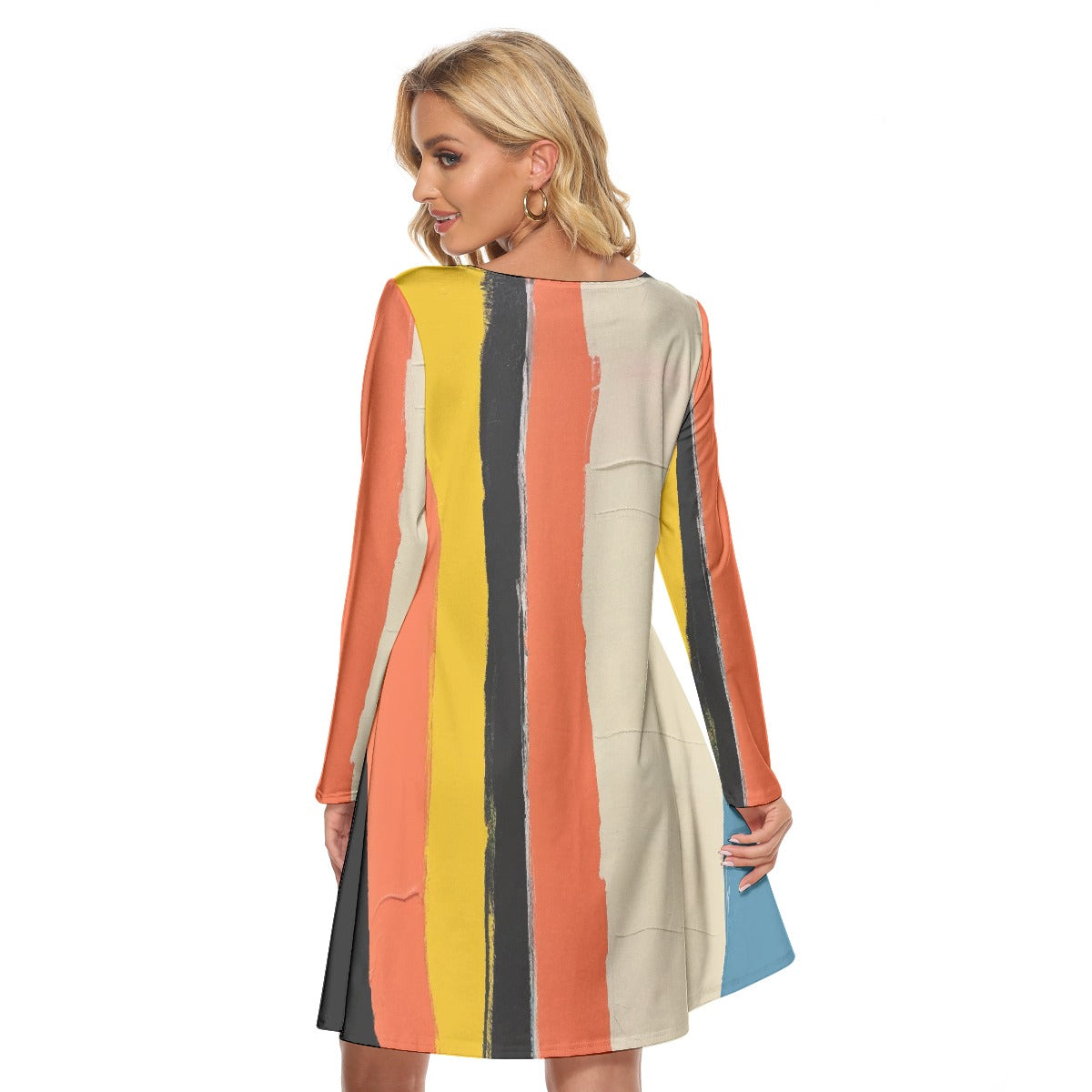 All-Over Print Women's Crew Neck Dress