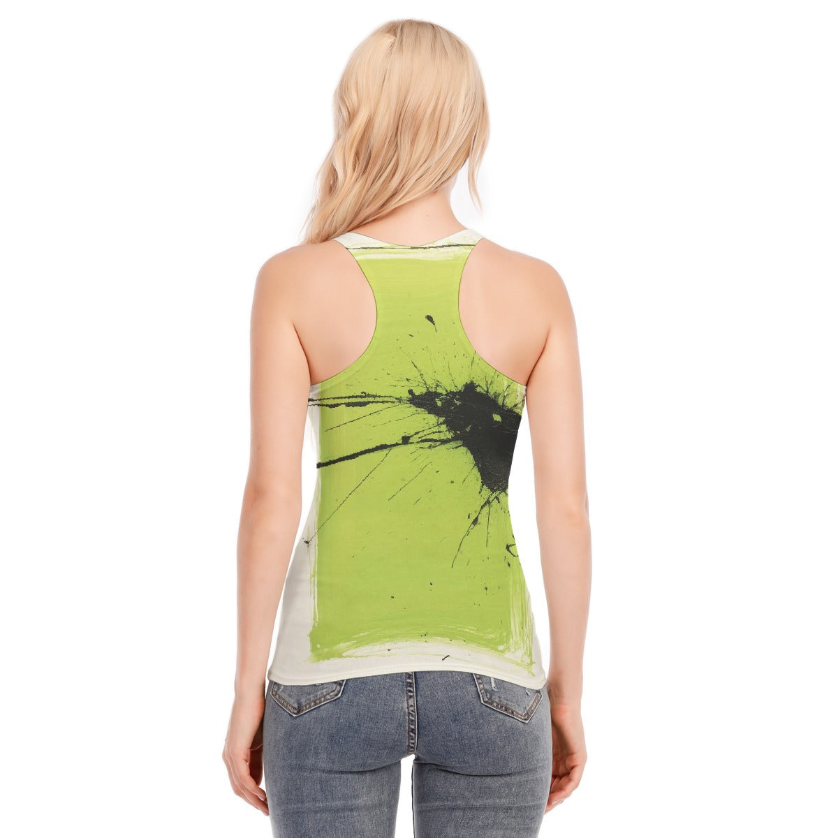 All-Over Print Women's Racer Vest | 190GSM Cotton