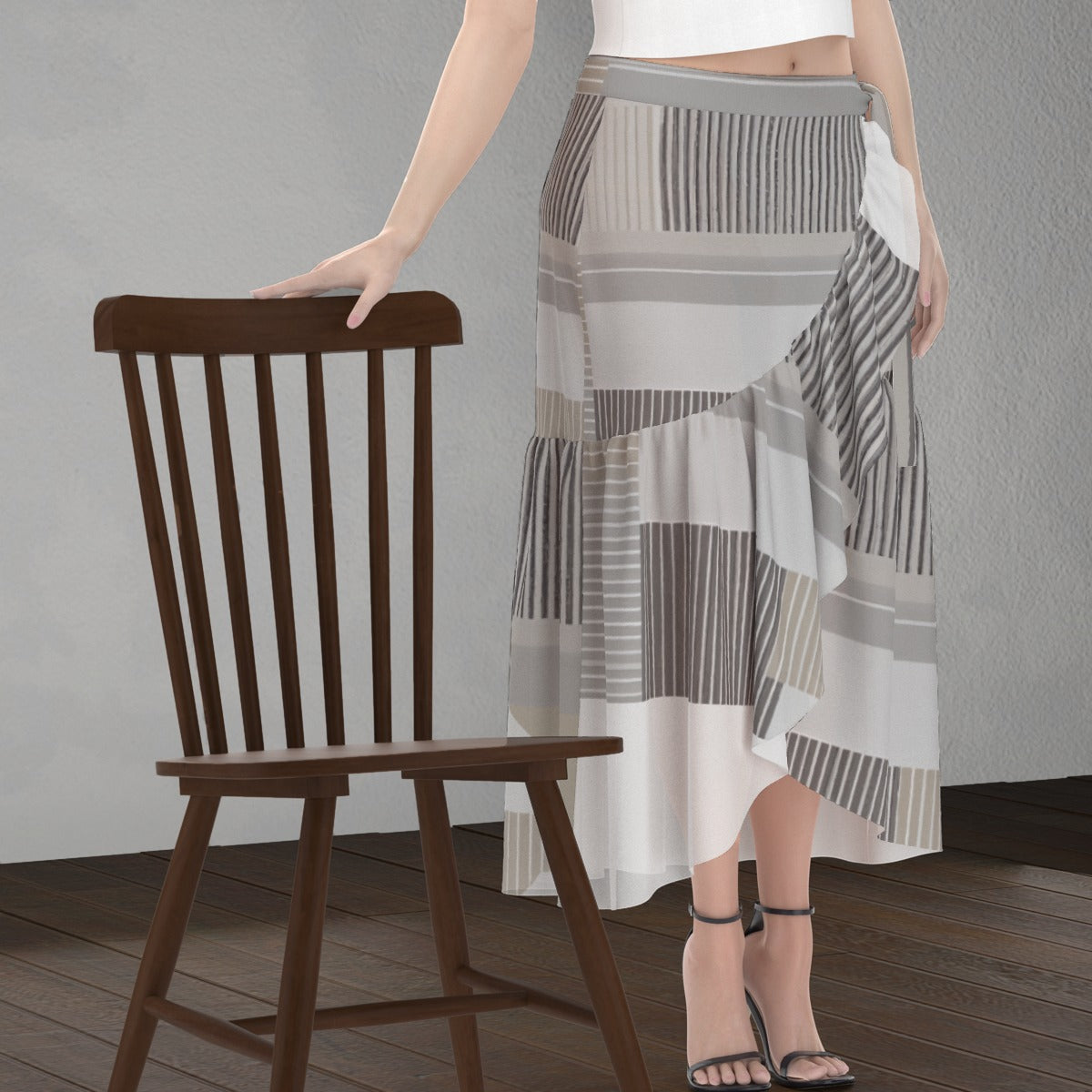 All-Over Print Women's Wrap Skirt