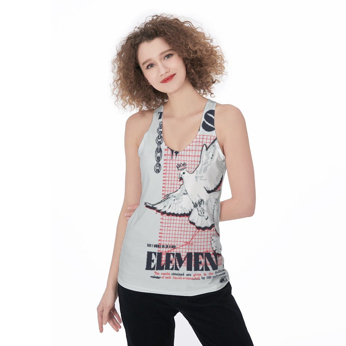 All-Over Print Women's Racerback Tank Top