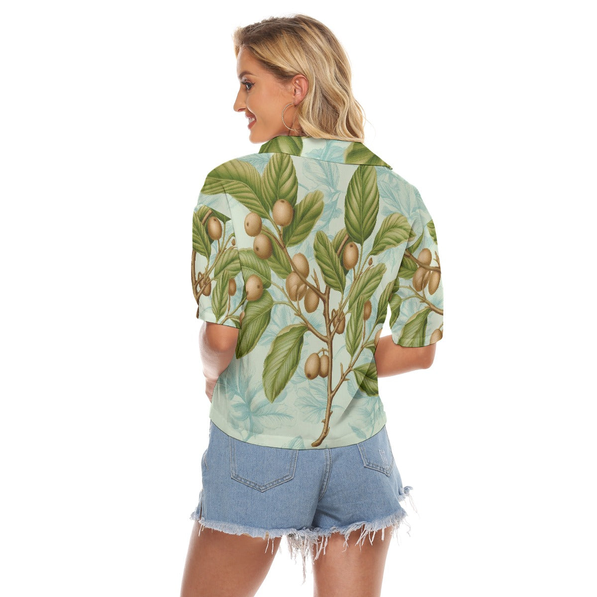 All-Over Print Women's V-neck Shirts