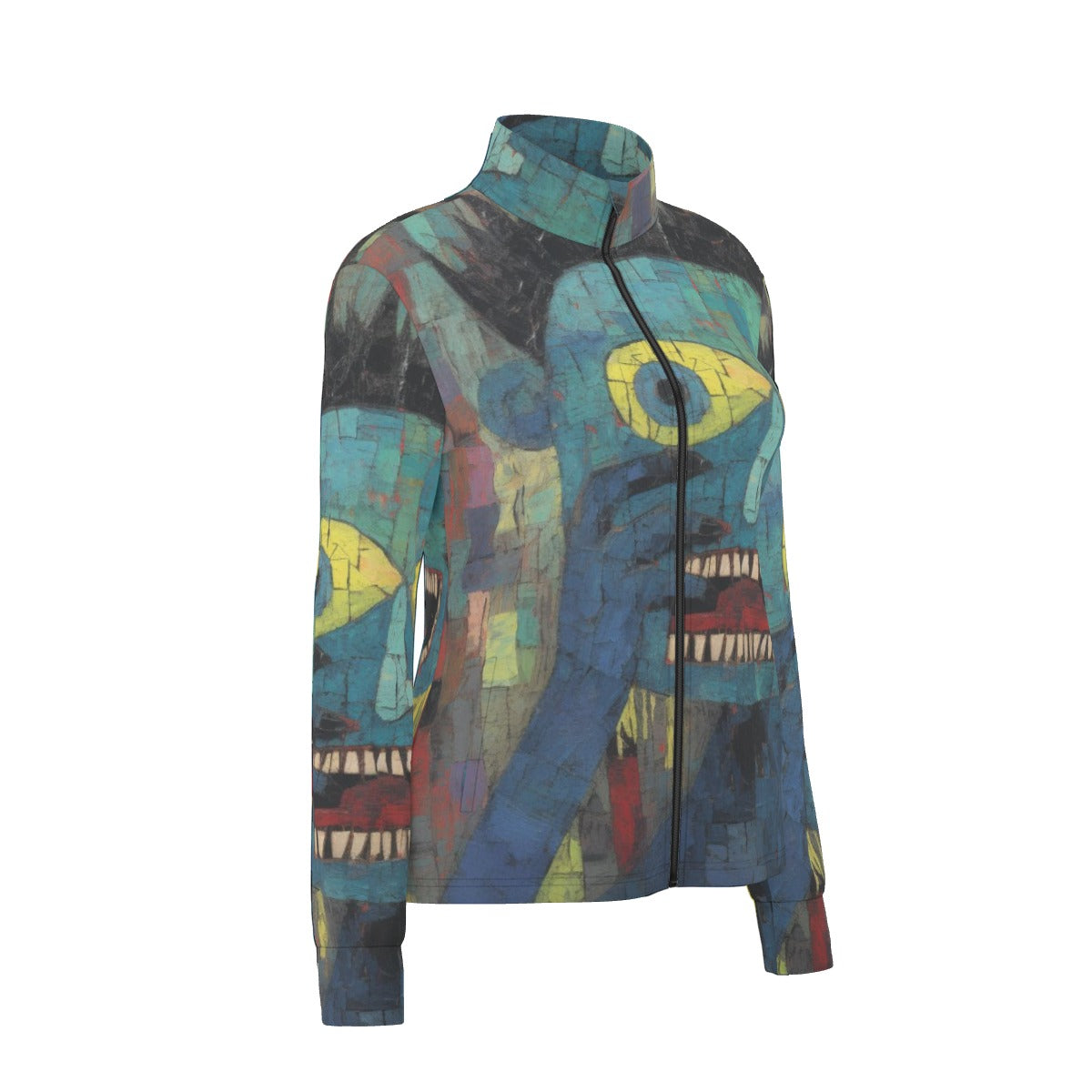 All-Over Print Women's Long Sleeve Thumbhole Jacket