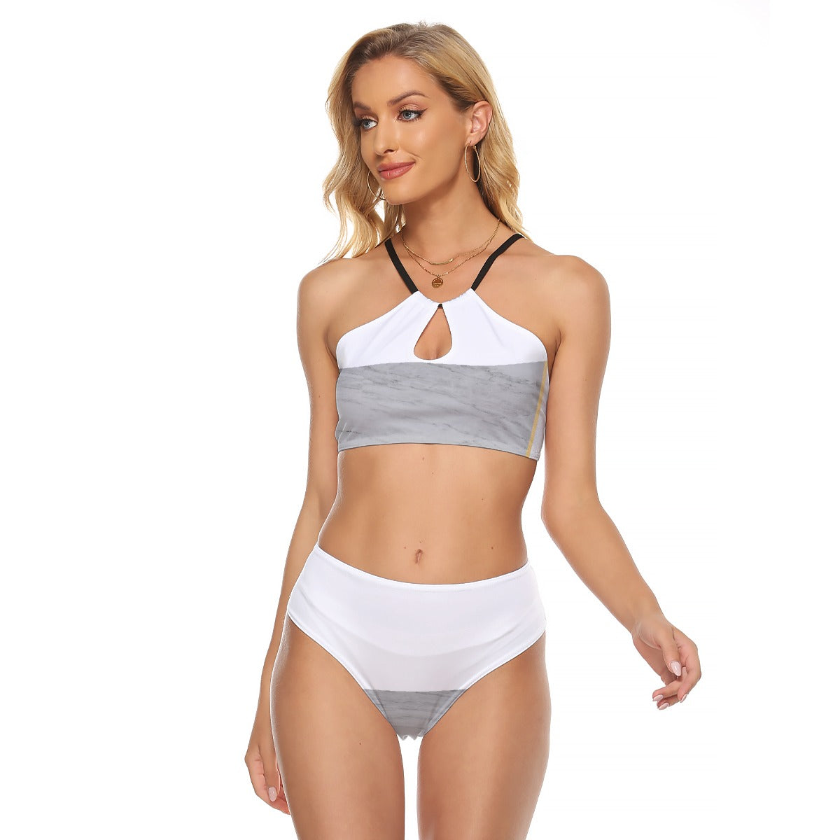 All-Over Print Women's Cami Keyhole One-piece Swimsuit