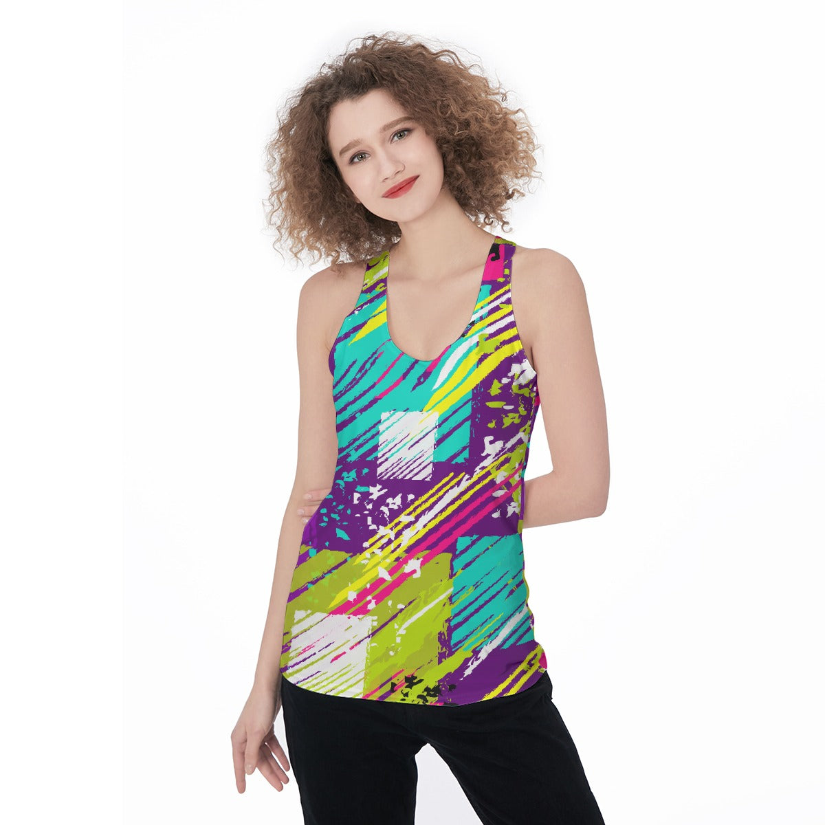 All-Over Print Women's Racerback Tank Top