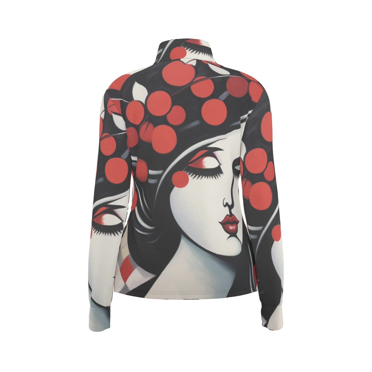All-Over Print Women's Long Sleeve Thumbhole Jacket