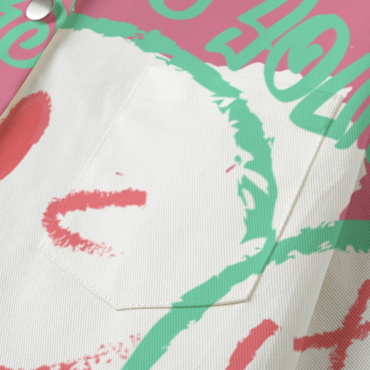 All-Over Print Women's Cropped Jacket | 245GSM Cotton