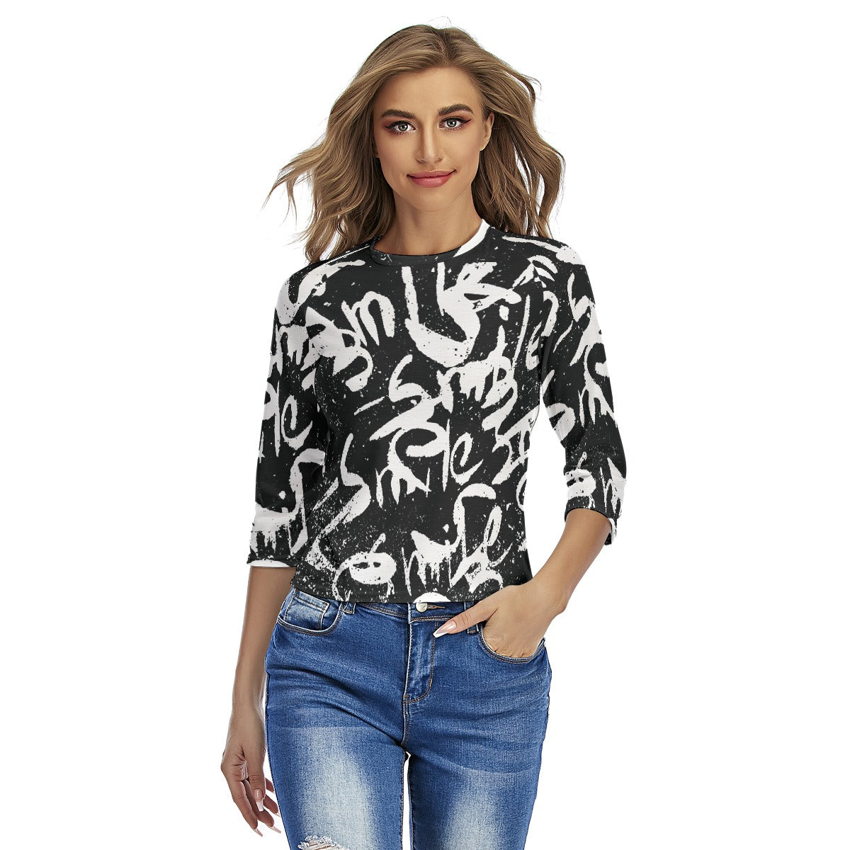 All-Over Print Women's Raglan Sleeves T-shirts