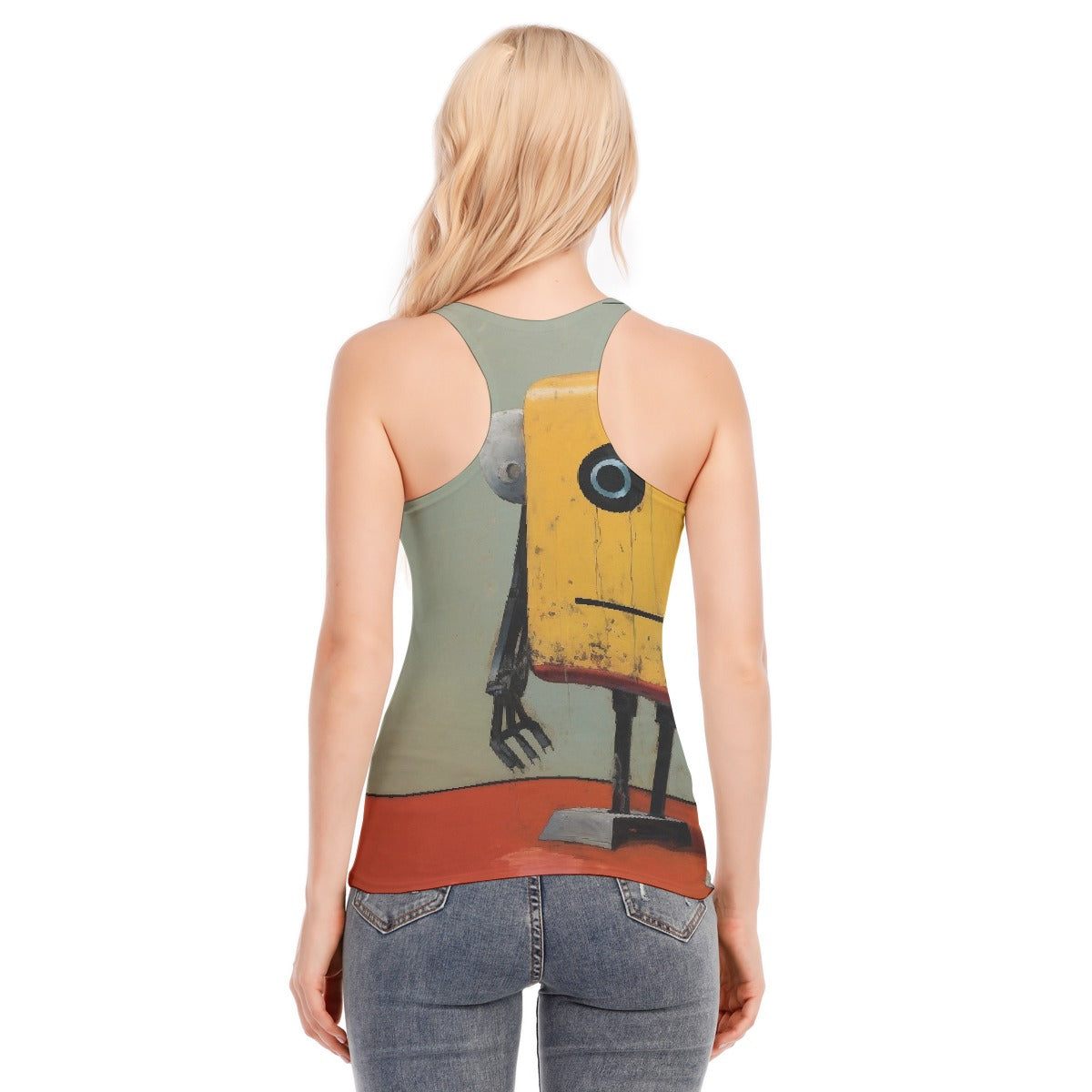 All-Over Print Women's Racer Vest | 190GSM Cotton