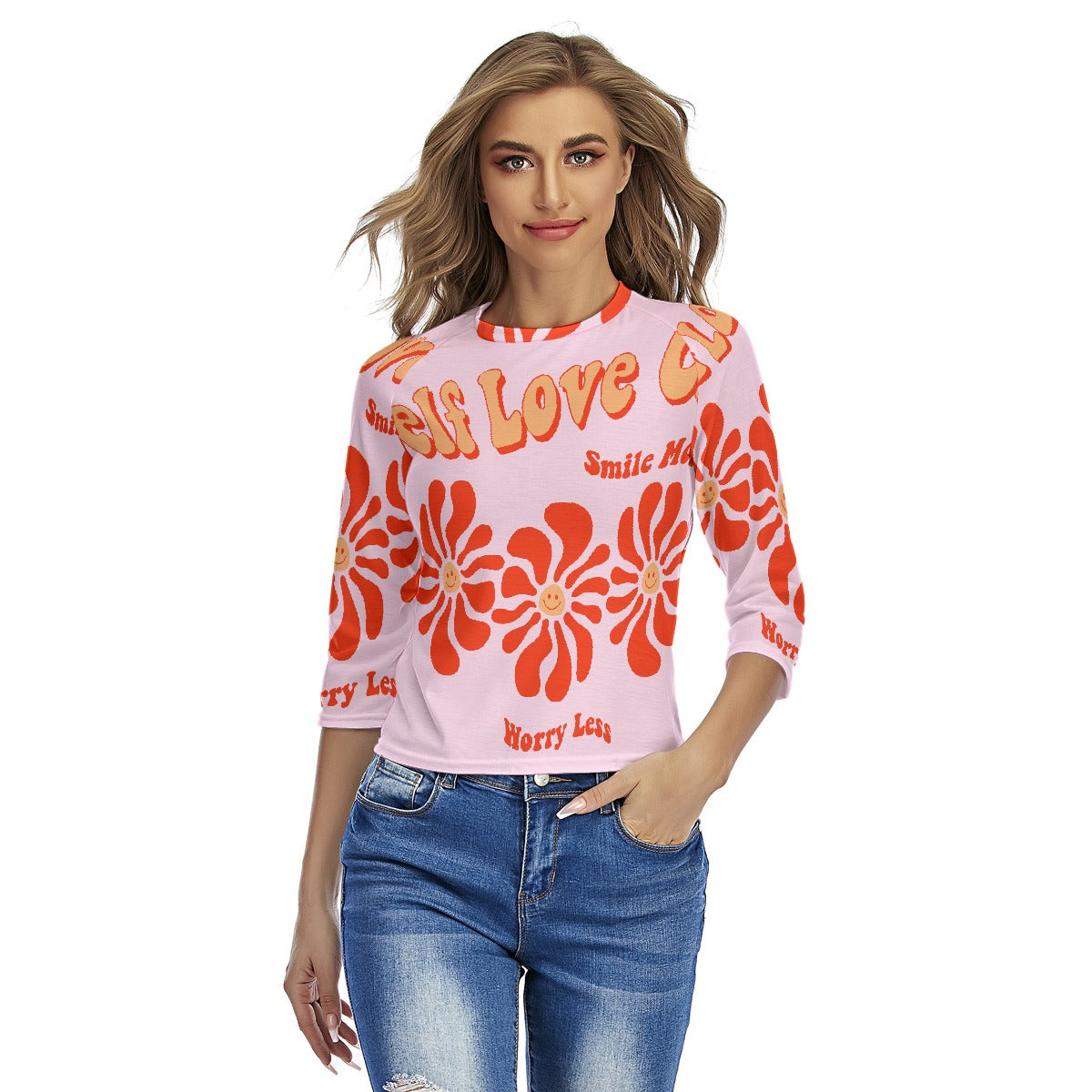 All-Over Print Women's Raglan Sleeves T-shirts
