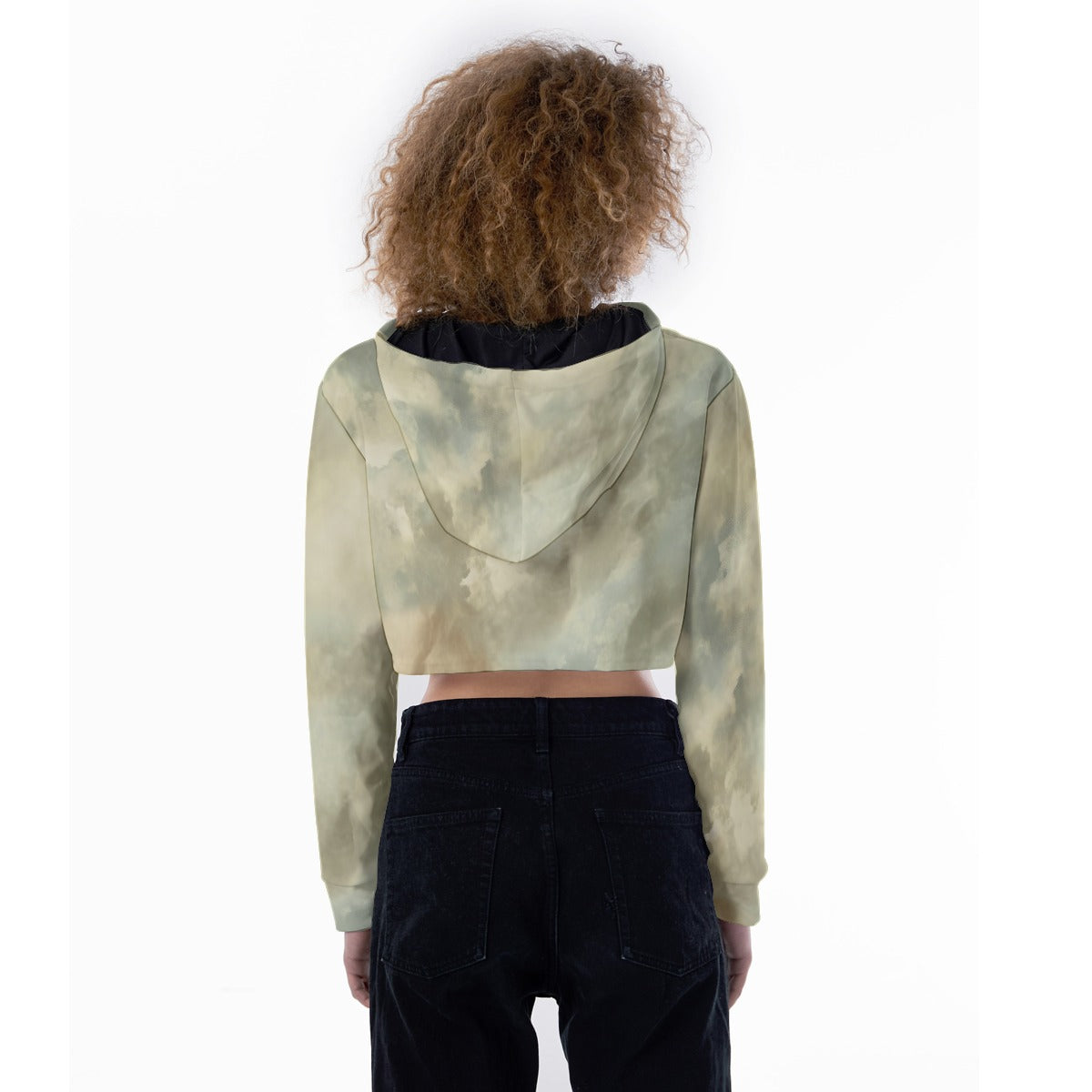 All-Over Print Women's Crop Top Hoodie