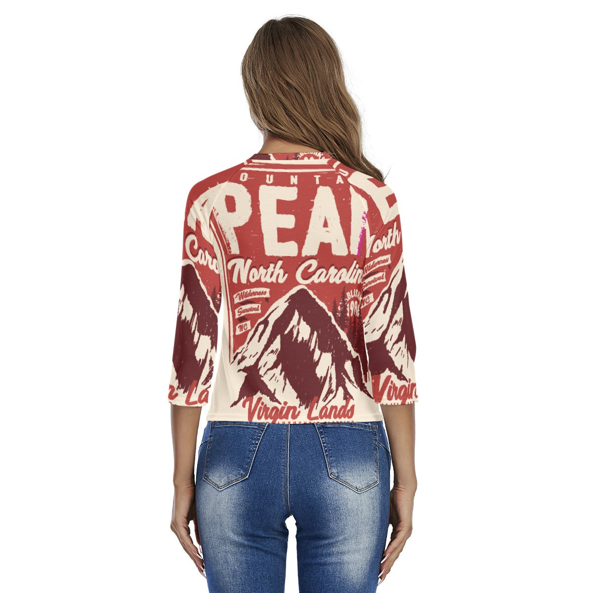 All-Over Print Women's Raglan Sleeves T-shirts