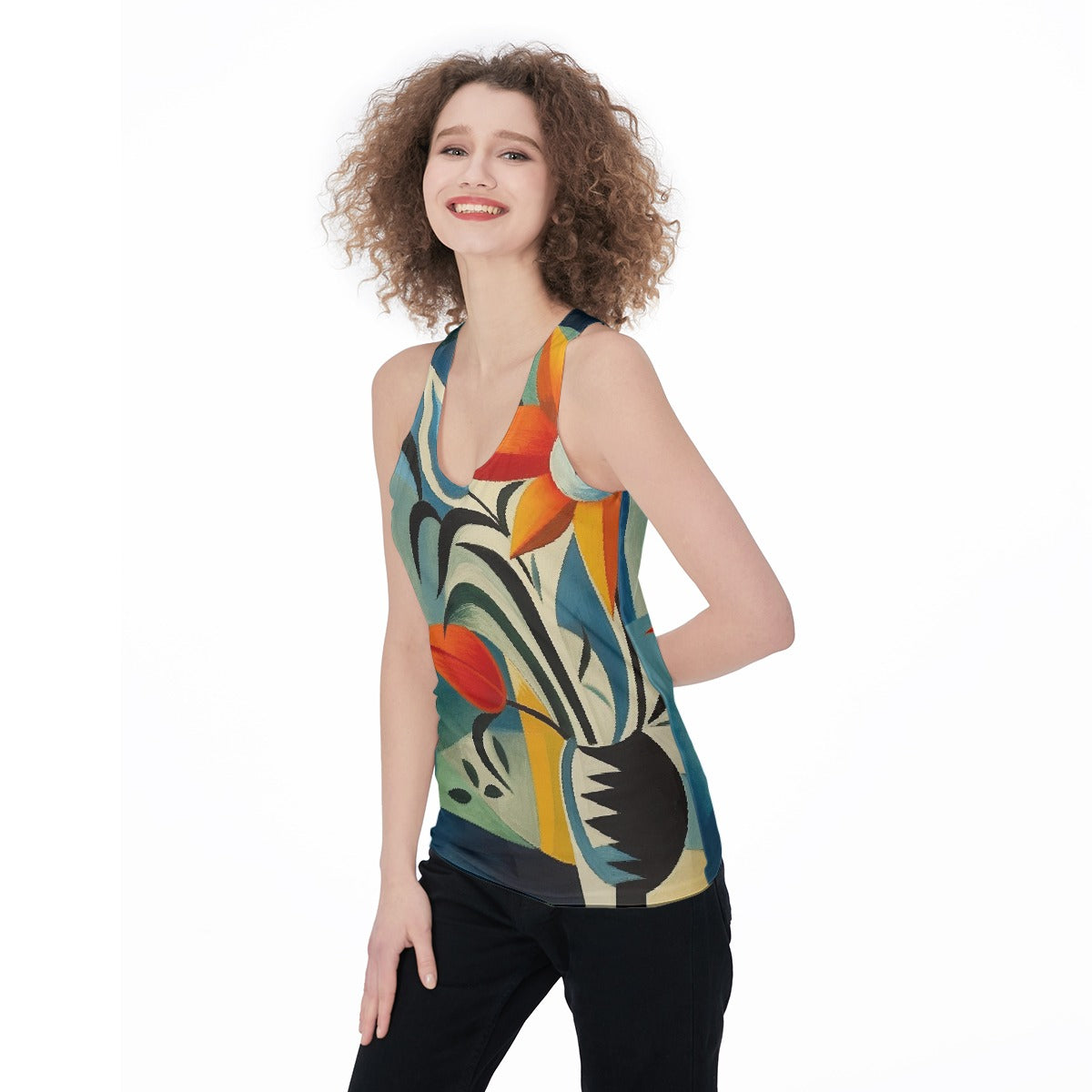 All-Over Print Women's Racerback Tank Top