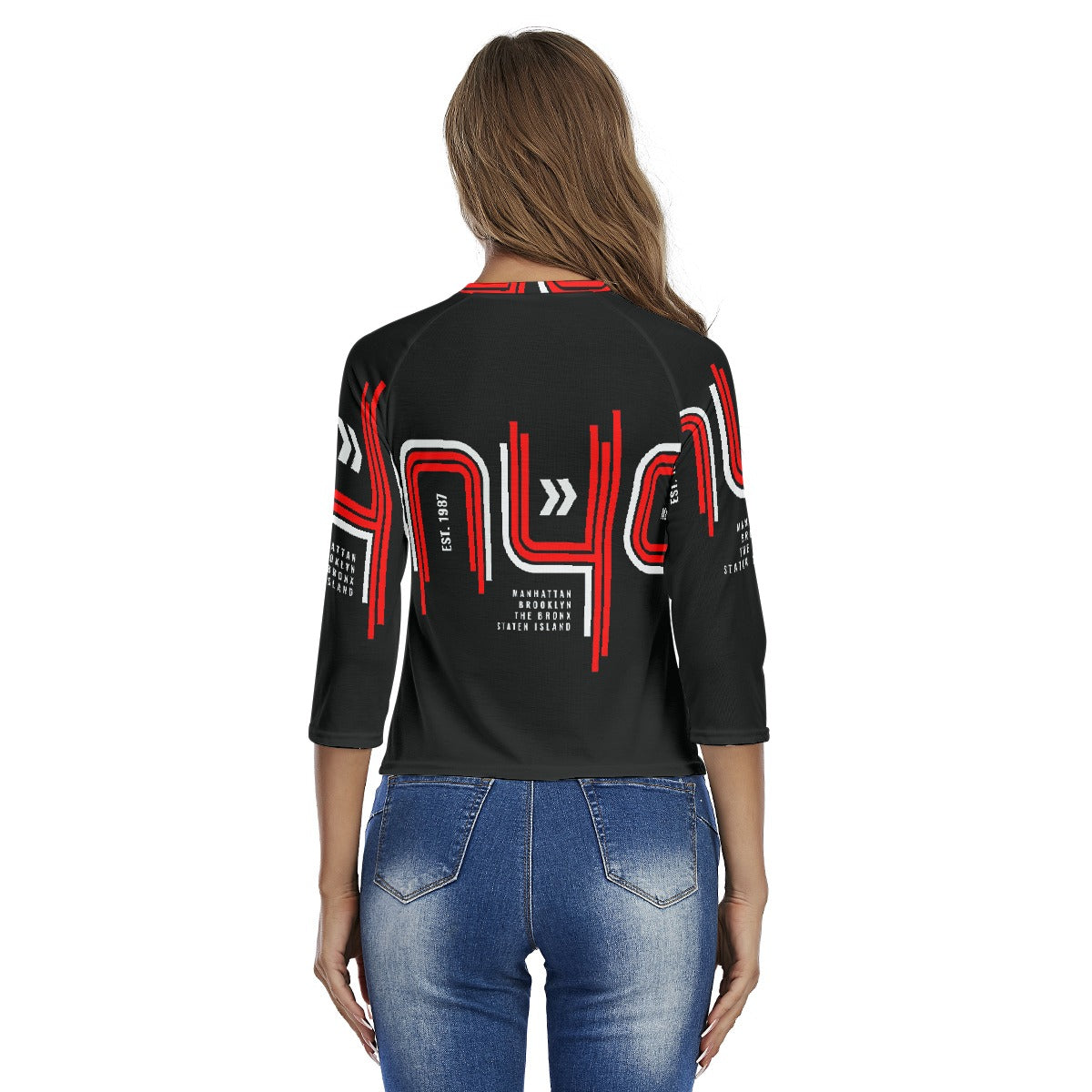 All-Over Print Women's Raglan Sleeves T-shirts