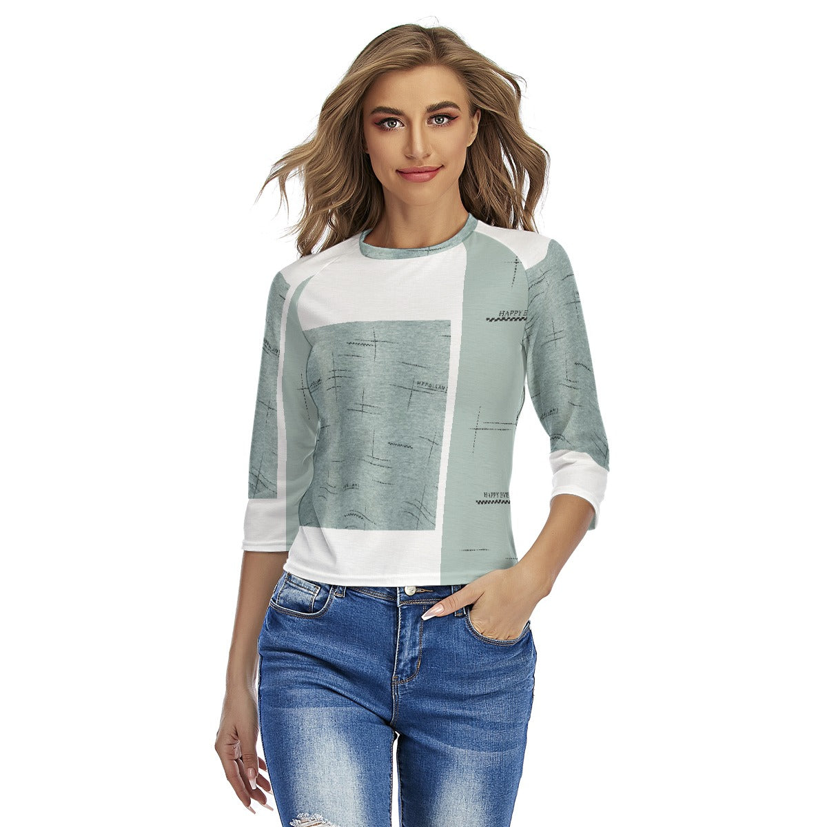 All-Over Print Women's Raglan Sleeves T-shirts