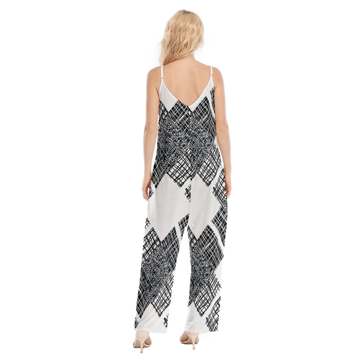 All-Over Print Women's Loose Cami Jumpsuit