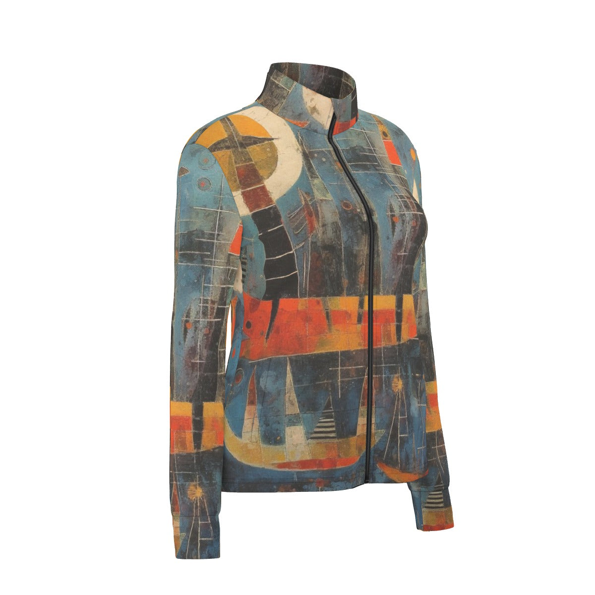 All-Over Print Women's Long Sleeve Thumbhole Jacket
