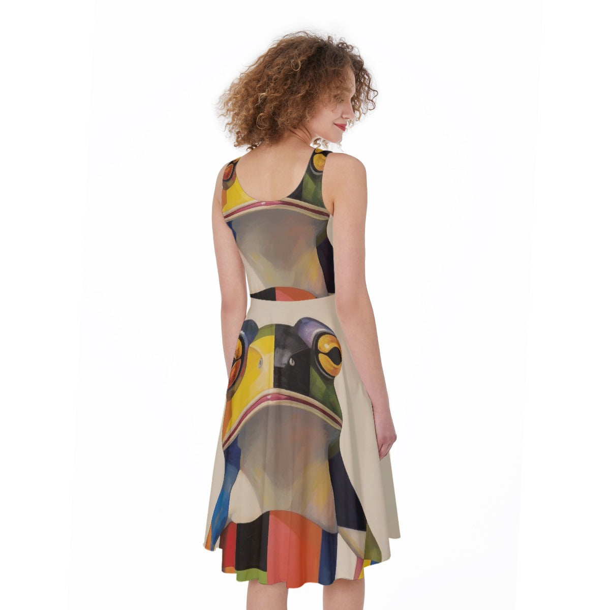 All-Over Print Women's Sleeveless Dress