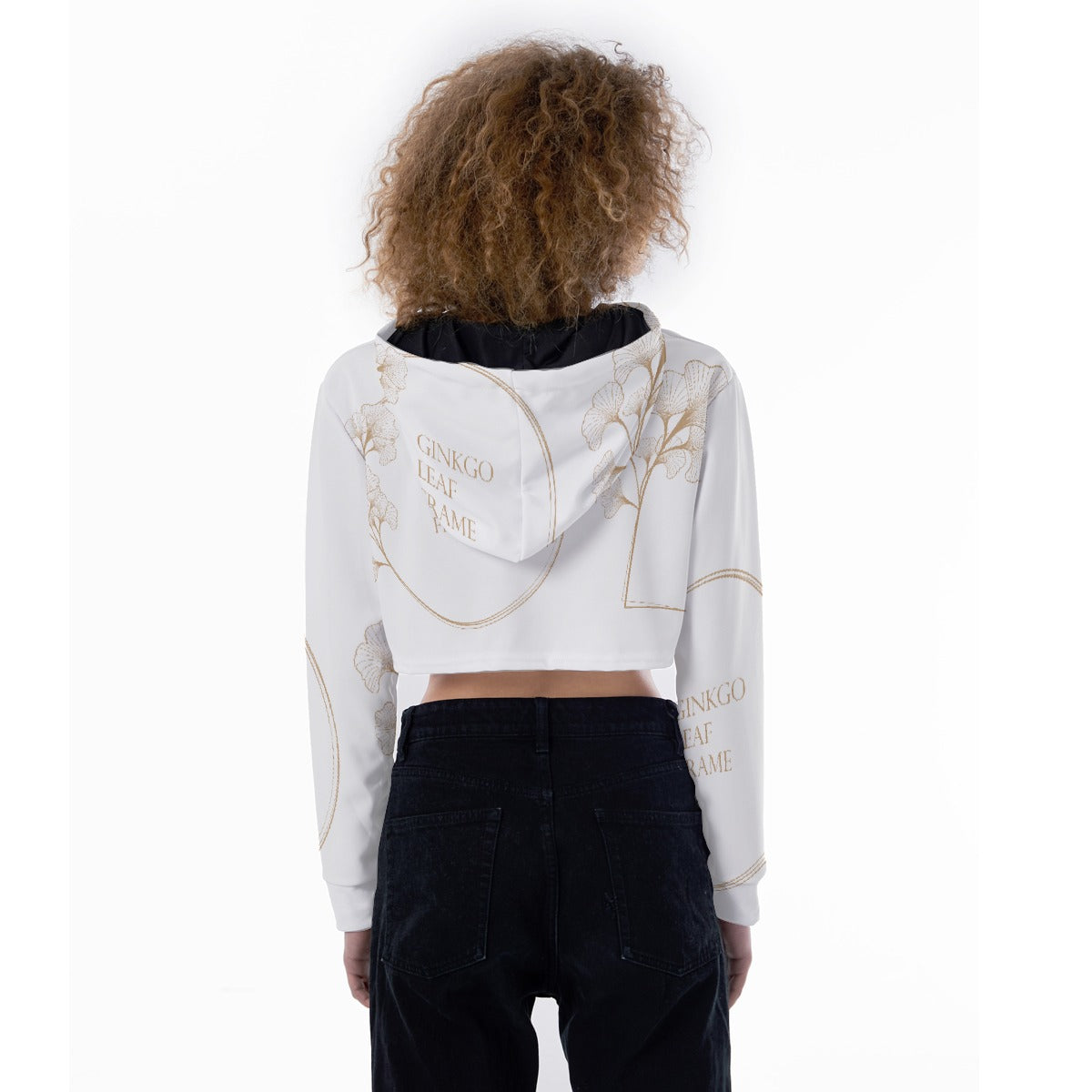 All-Over Print Women's Crop Top Hoodie