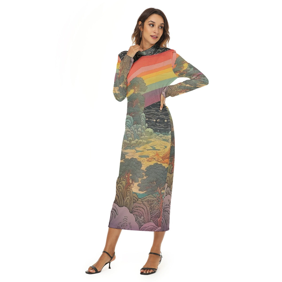 All-Over Print Women's Hip Dress