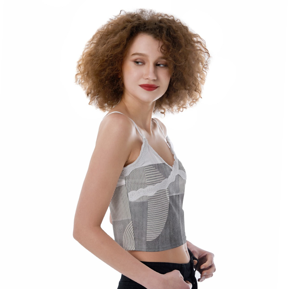 All-Over Print Women's Lace Camisole