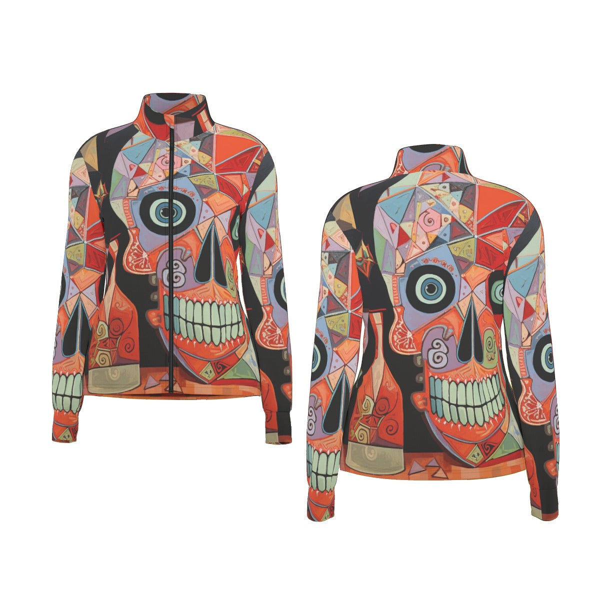 All-Over Print Women's Long Sleeve Thumbhole Jacket