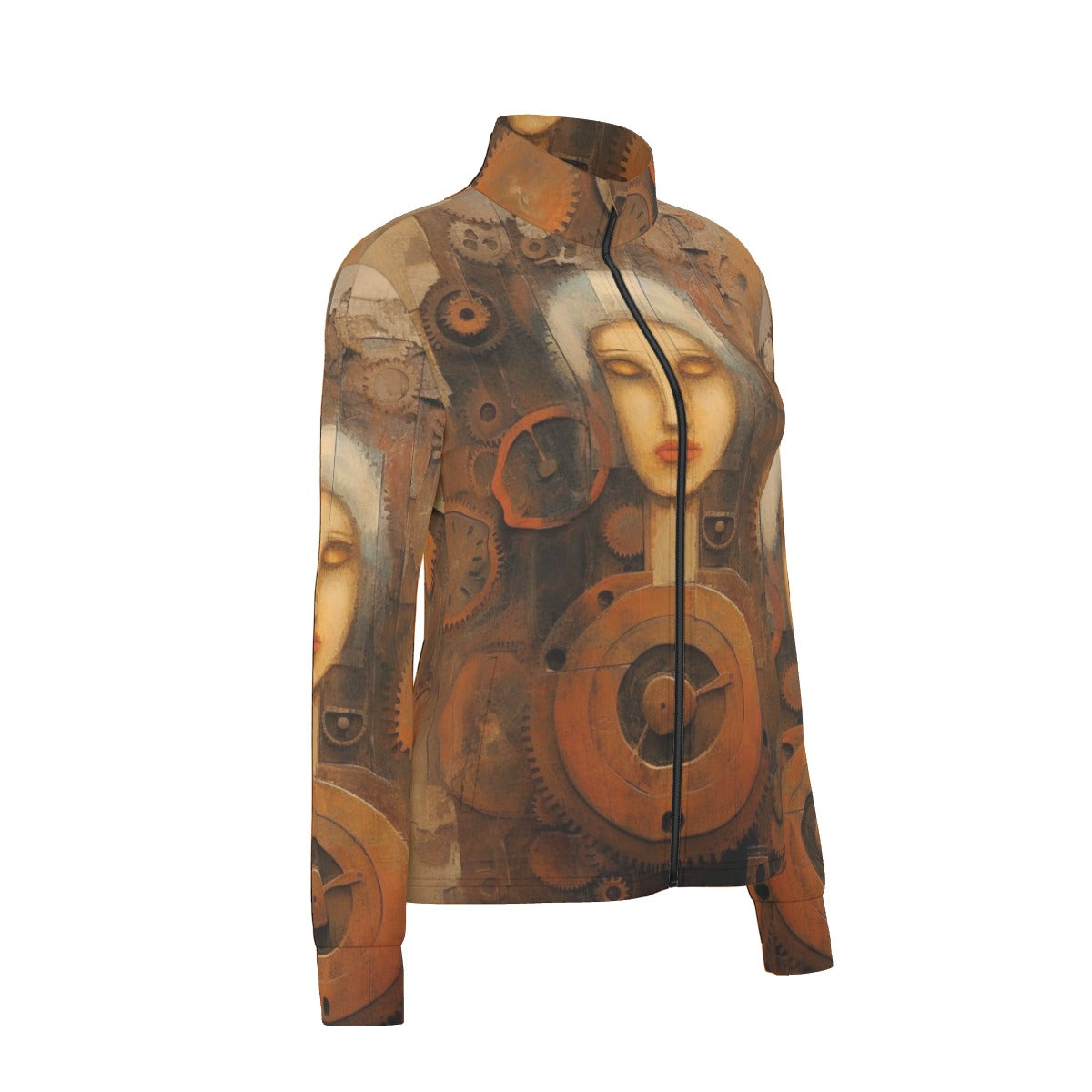 All-Over Print Women's Long Sleeve Thumbhole Jacket