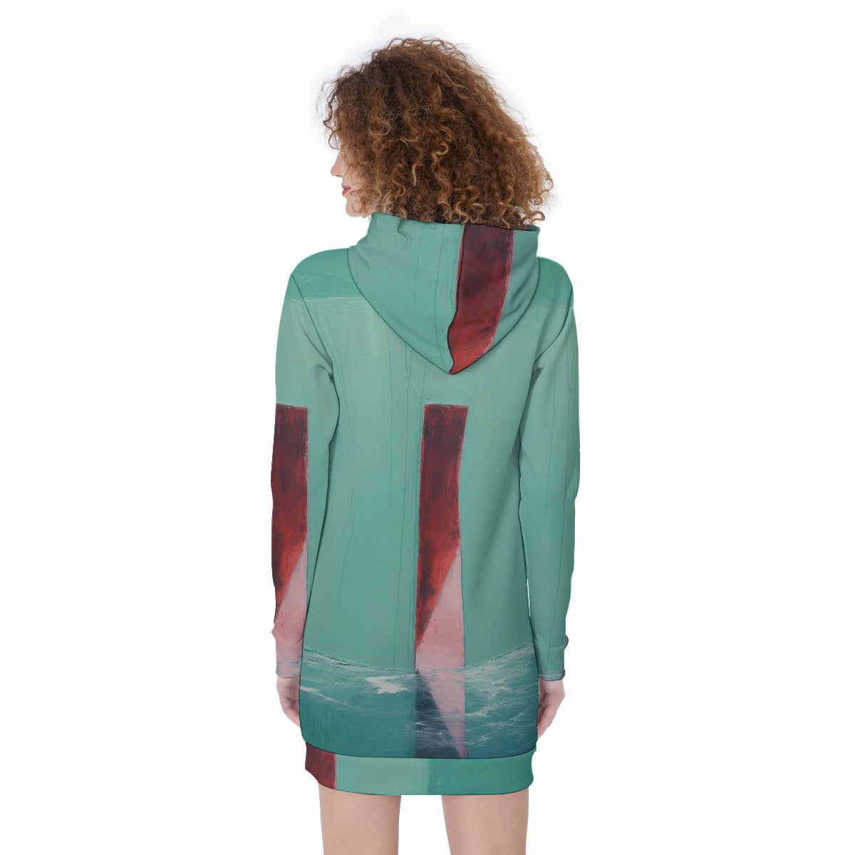 All-Over Print Women's Long Hoodie