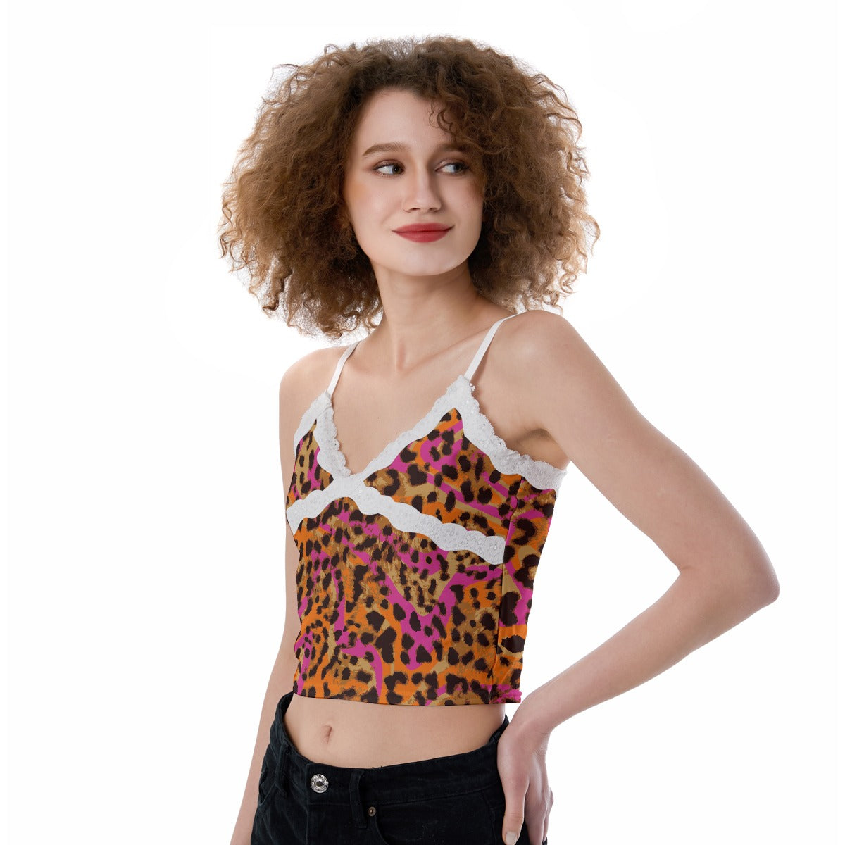 All-Over Print Women's Lace Camisole