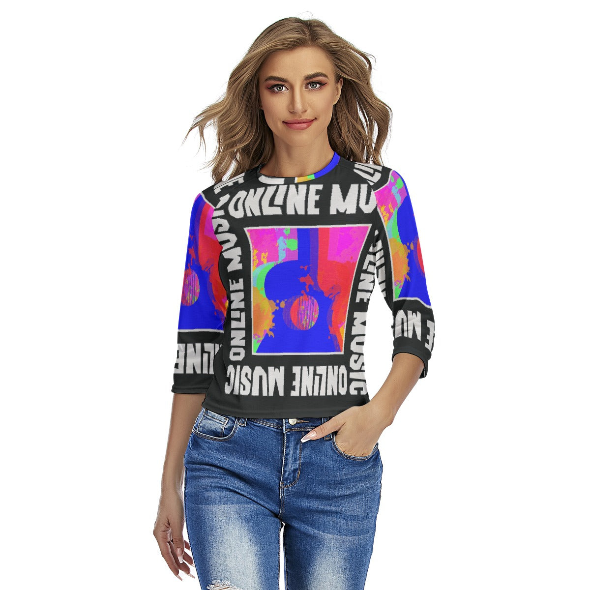 All-Over Print Women's Raglan Sleeves T-shirts