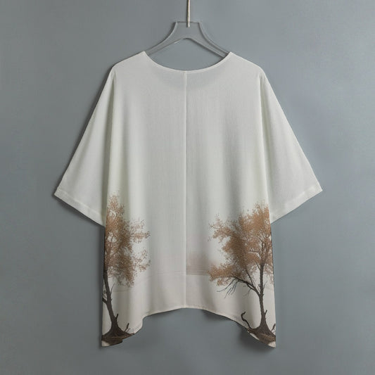 All-Over Print Women's Bat Sleeve Shirt