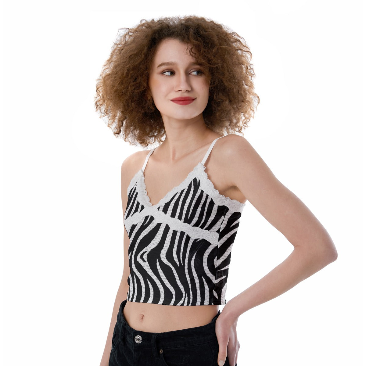 All-Over Print Women's Lace Camisole