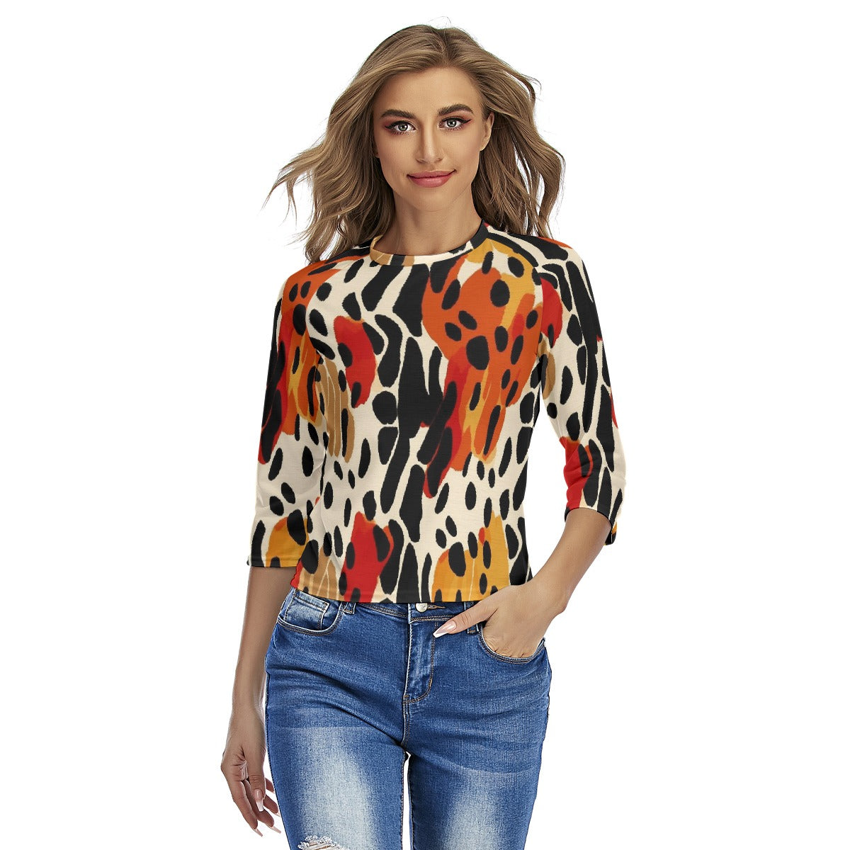 All-Over Print Women's Raglan Sleeves T-shirts