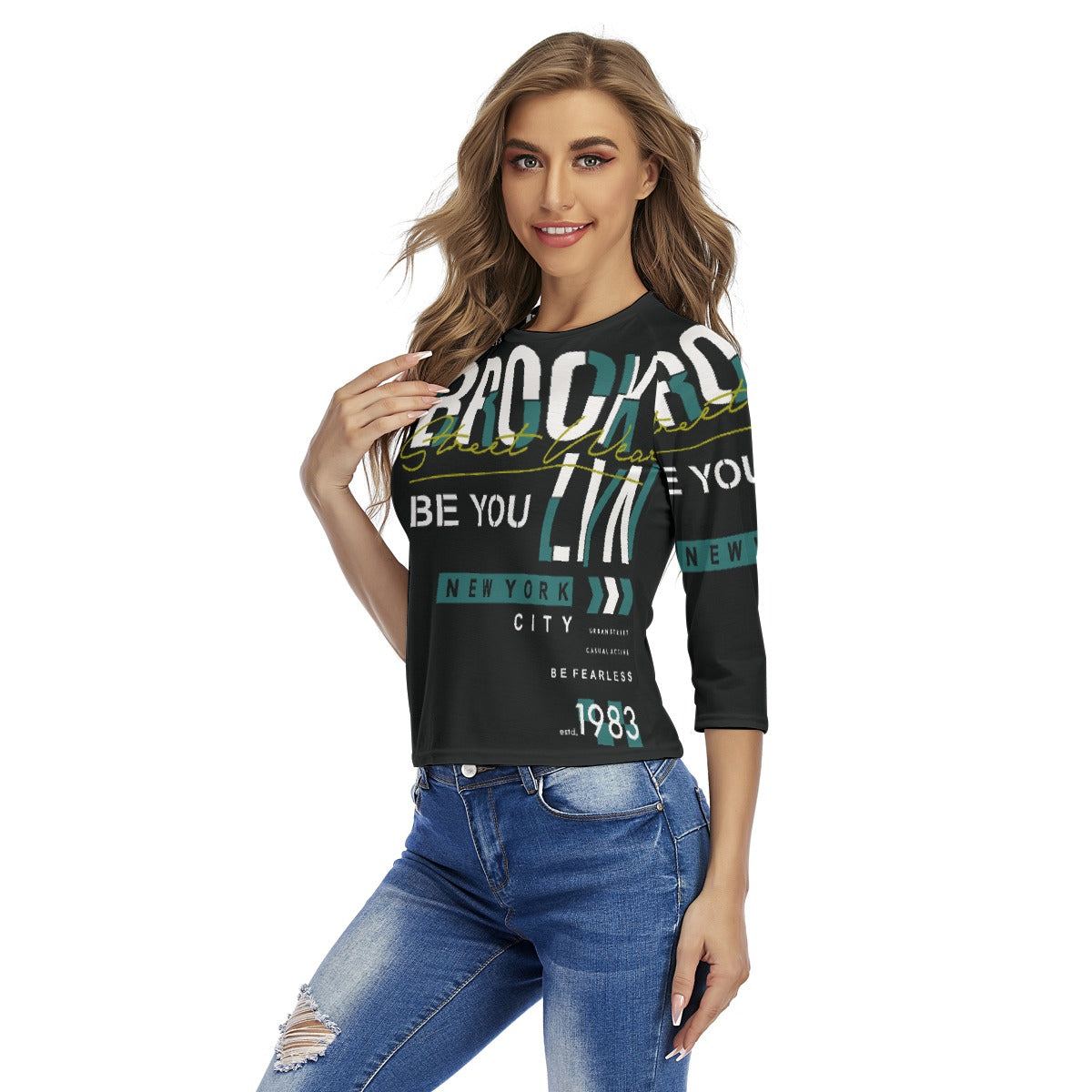 All-Over Print Women's Raglan Sleeves T-shirts