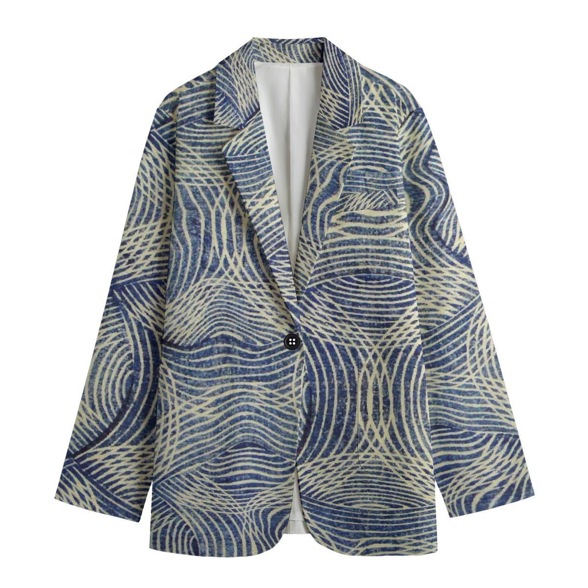 All-Over Print Women's Leisure Blazer