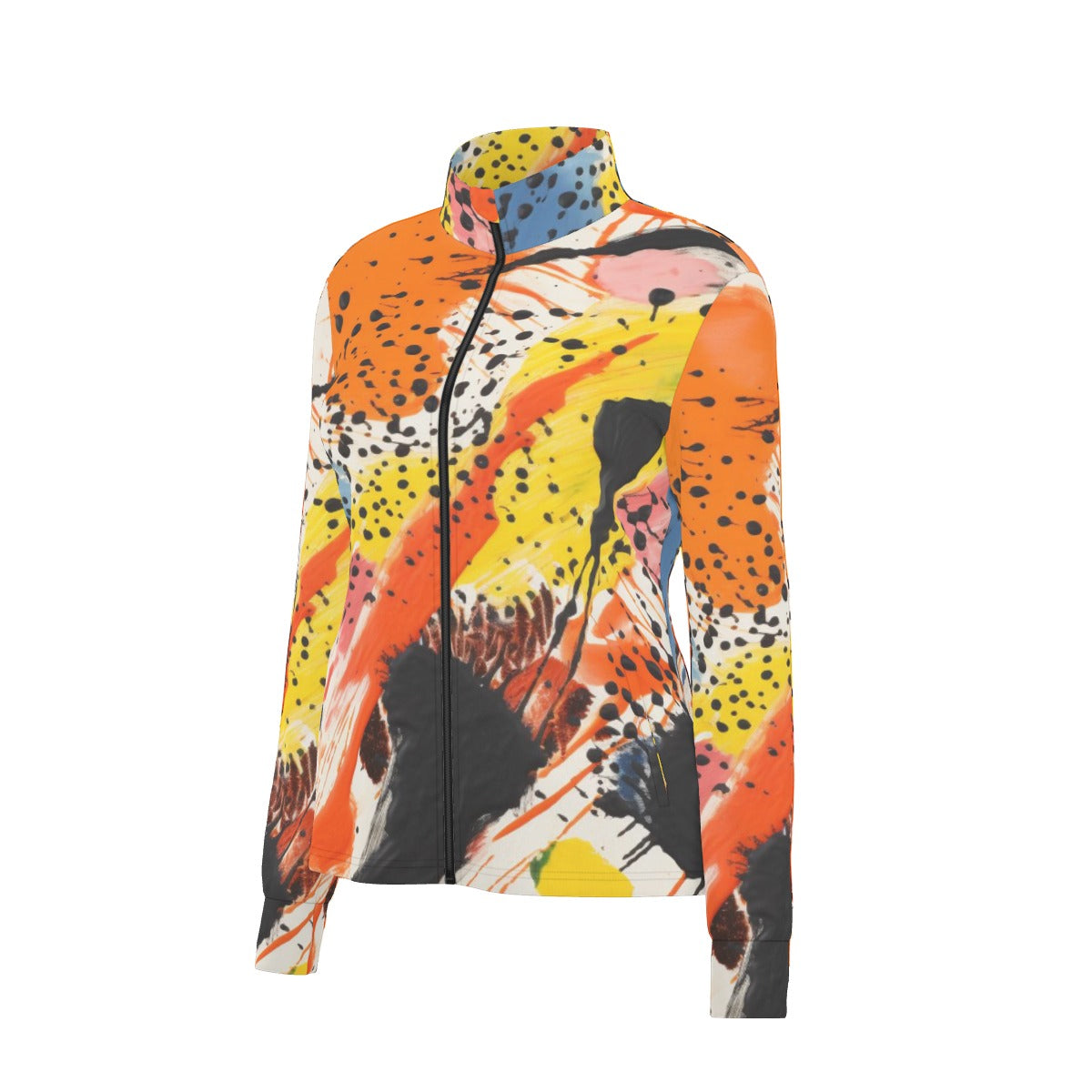 All-Over Print Women's Long Sleeve Thumbhole Jacket
