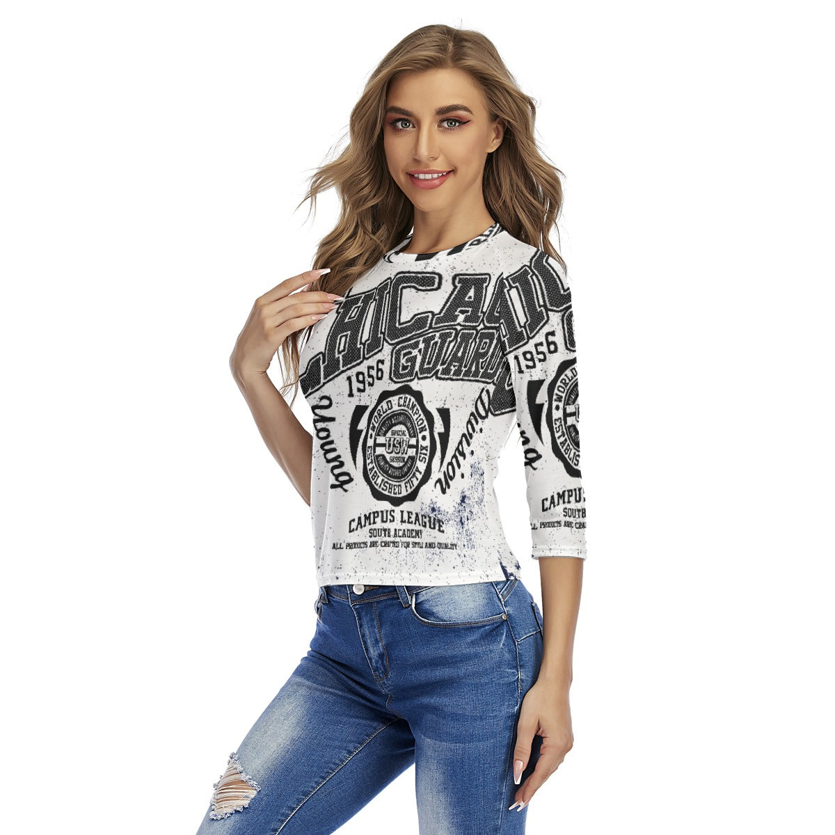 All-Over Print Women's Raglan Sleeves T-shirts