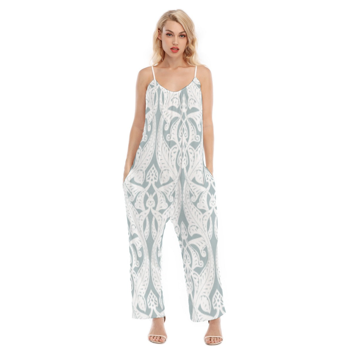 All-Over Print Women's Loose Cami Jumpsuit