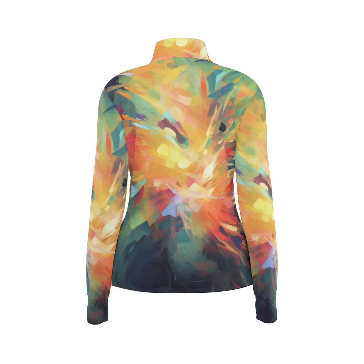 All-Over Print Women's Long Sleeve Thumbhole Jacket