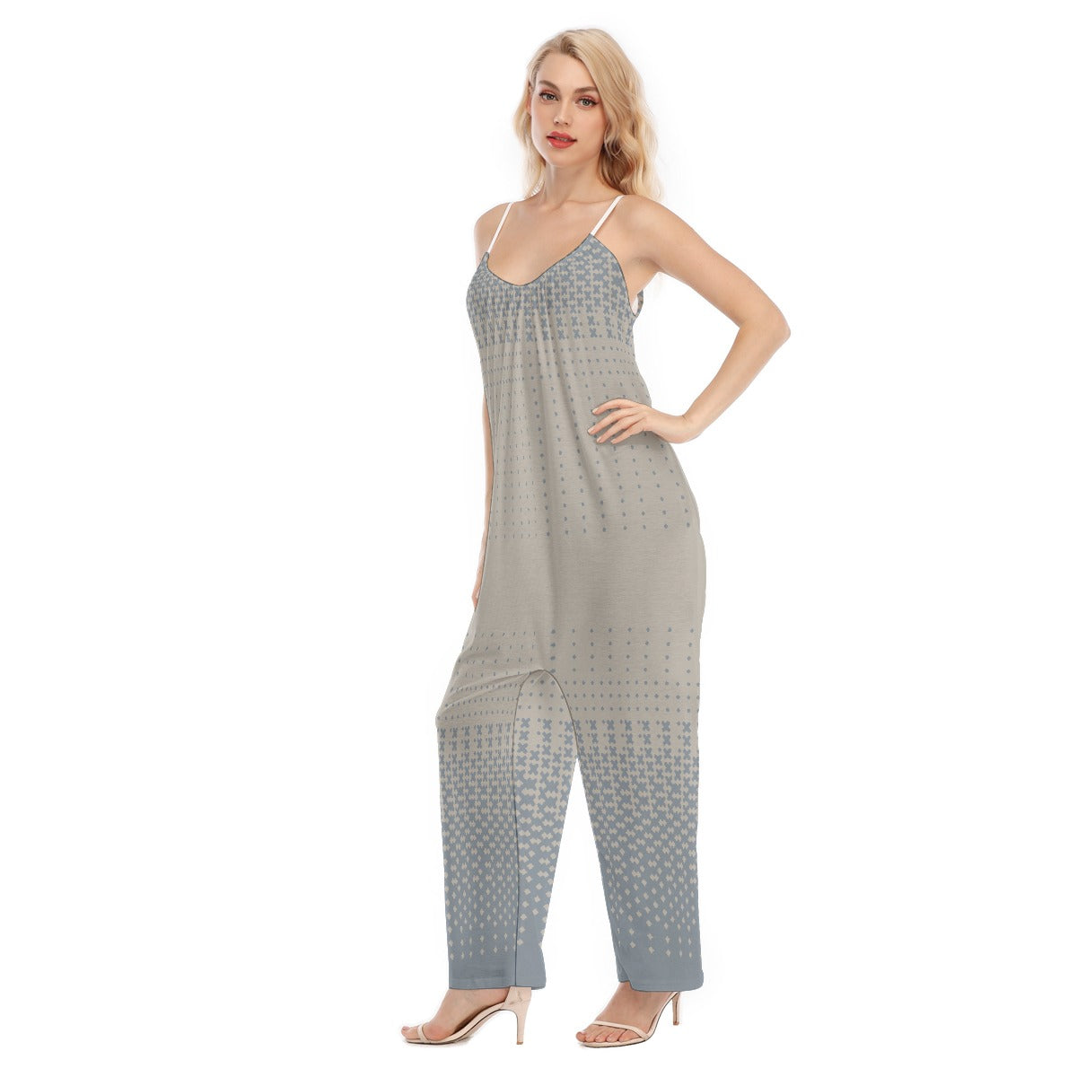 All-Over Print Women's Loose Cami Jumpsuit