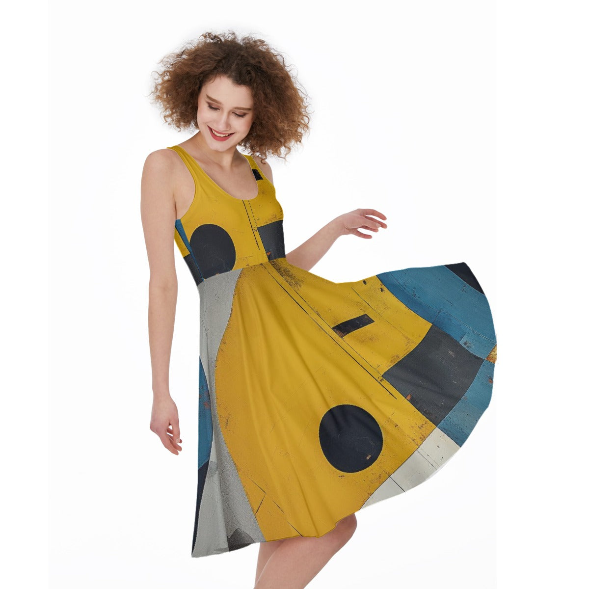 All-Over Print Women's Sleeveless Dress