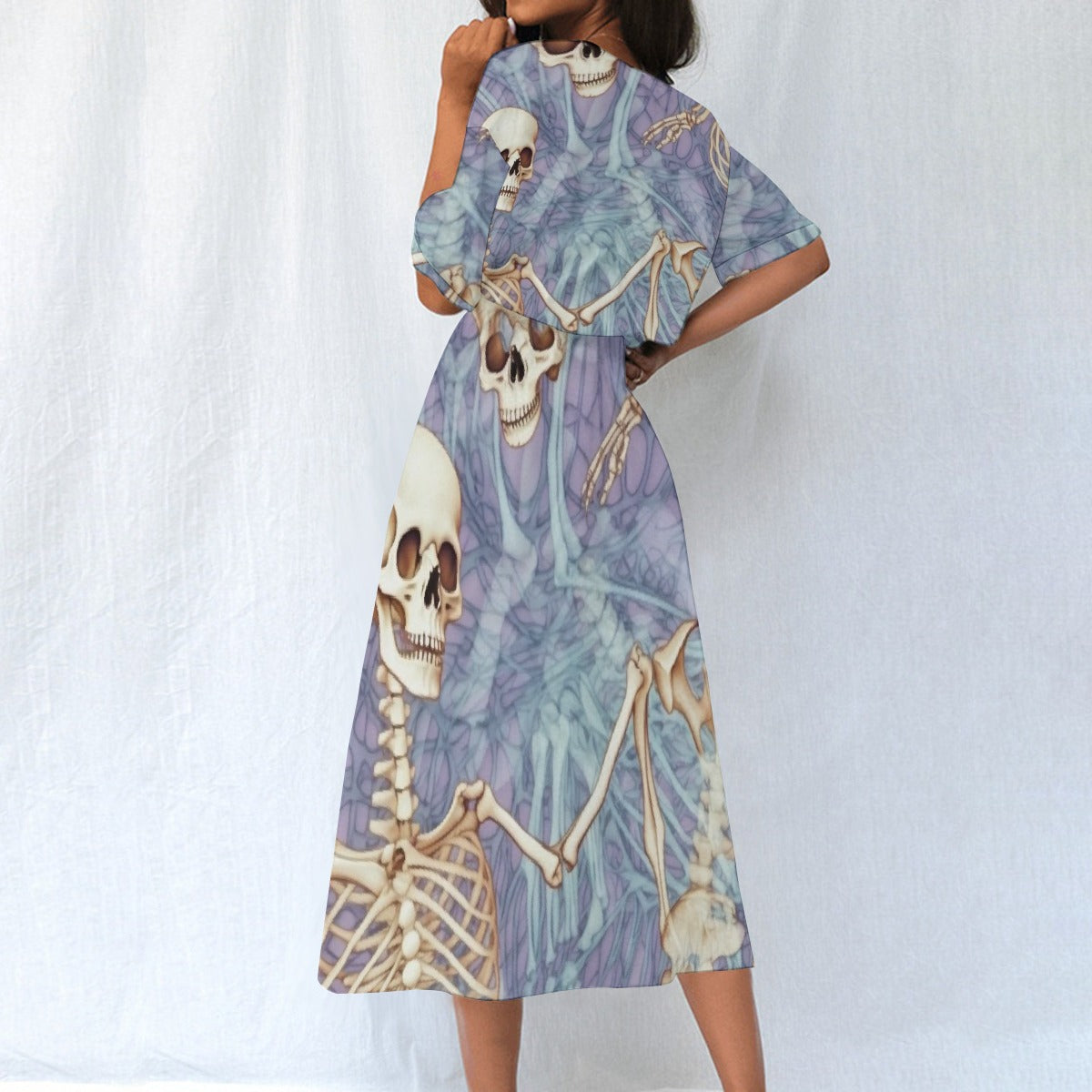 All-Over Print Women's Elastic Waist Dress