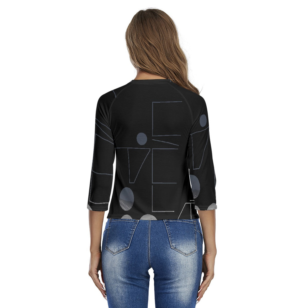 All-Over Print Women's Raglan Sleeves T-shirts