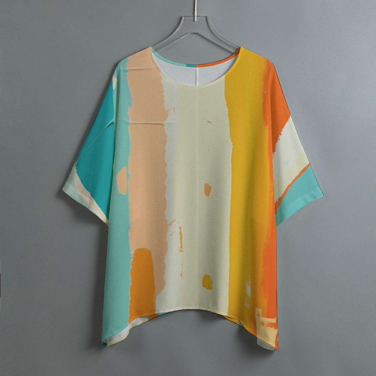 All-Over Print Women's Bat Sleeve Shirt