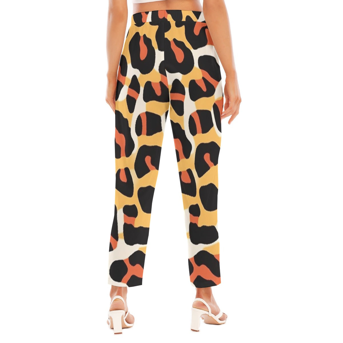 All-Over Print Women's Loose Straight-leg Pants