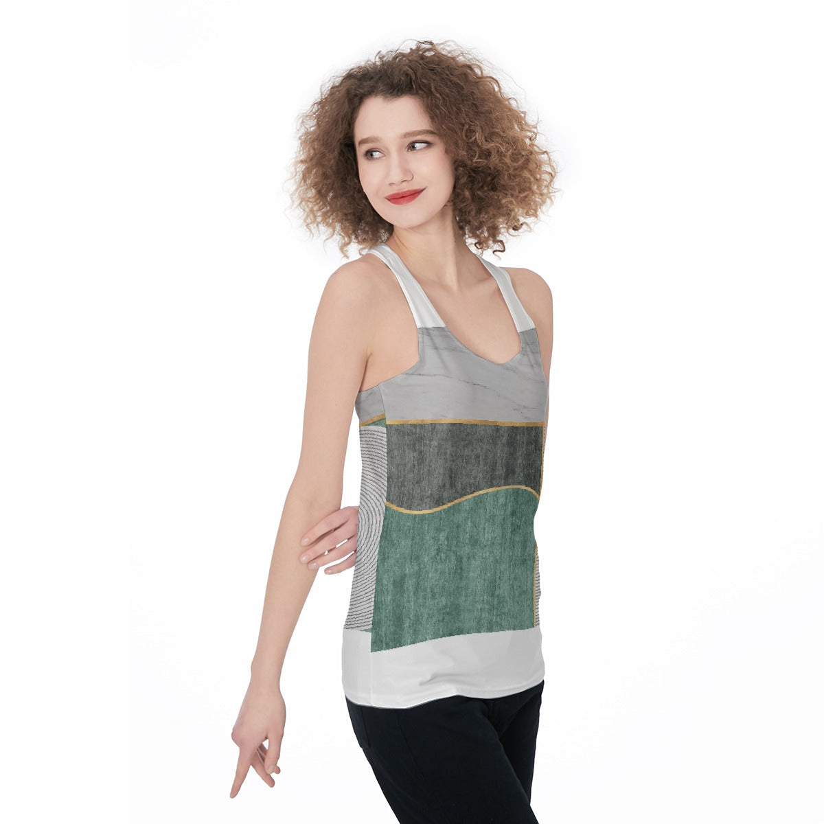 All-Over Print Women's Racerback Tank Top