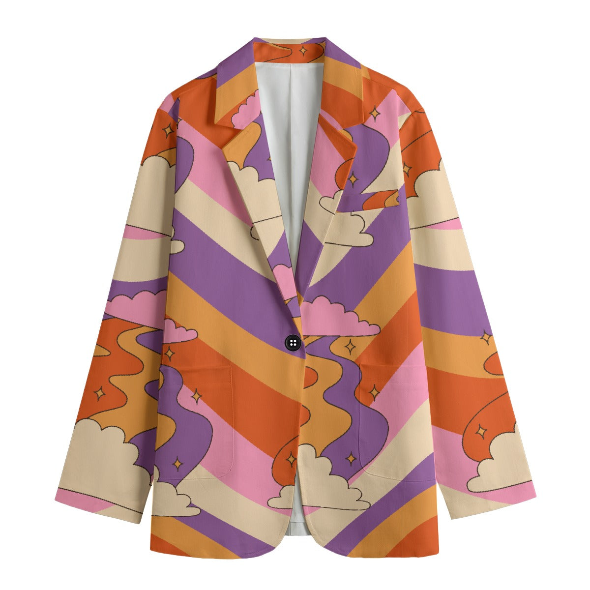 All-Over Print Women's Leisure Blazer