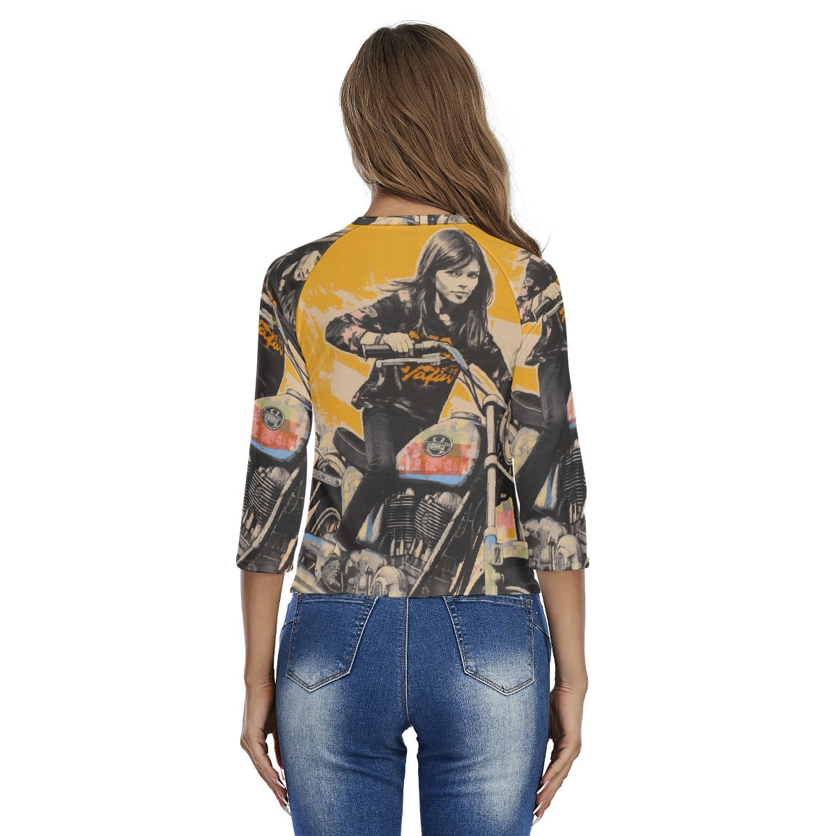 All-Over Print Women's Raglan Sleeves T-shirts