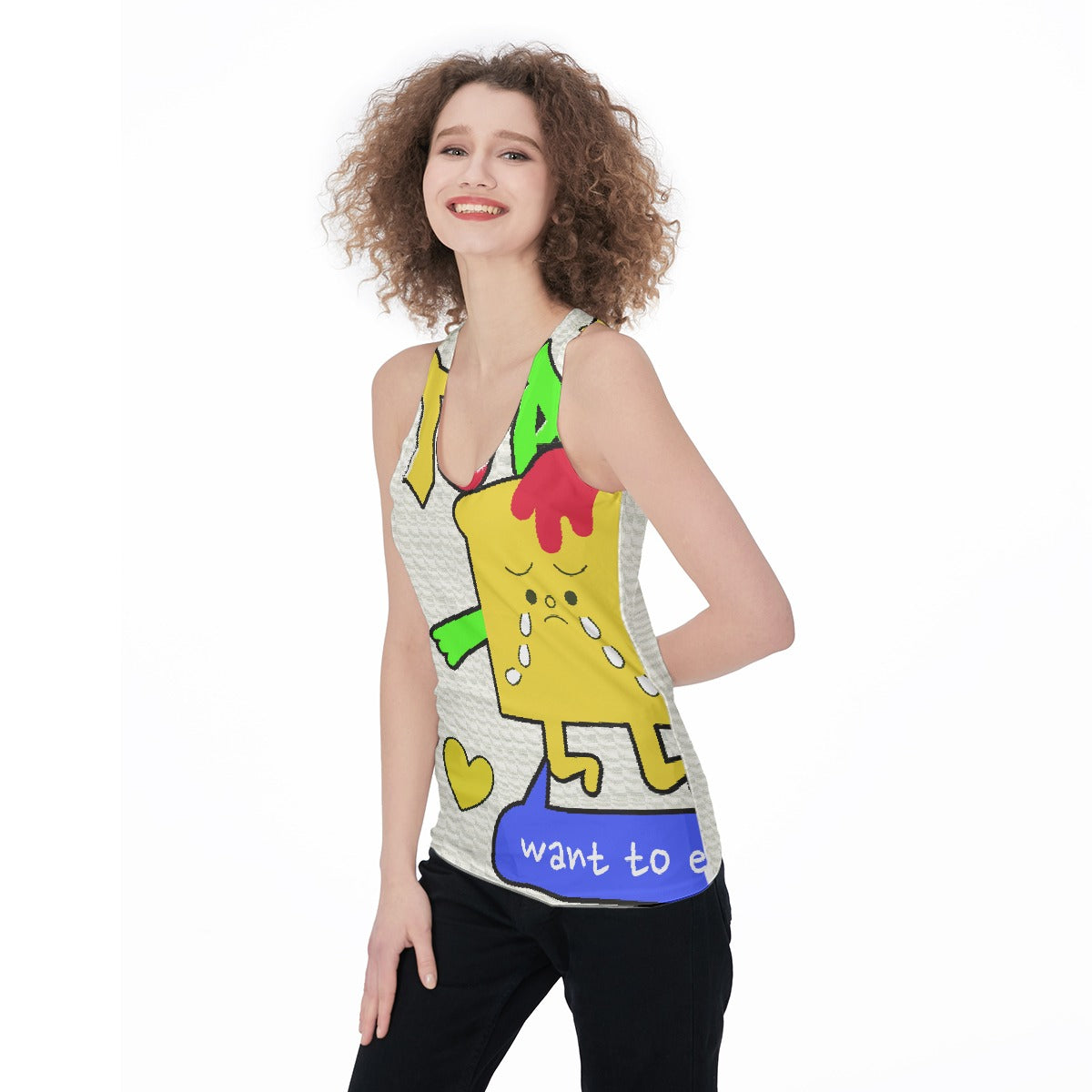 All-Over Print Women's Racerback Tank Top