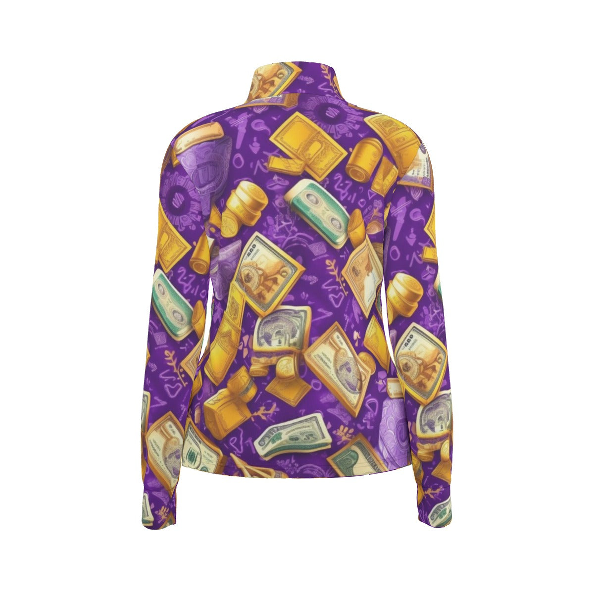 All-Over Print Women's Long Sleeve Thumbhole Jacket